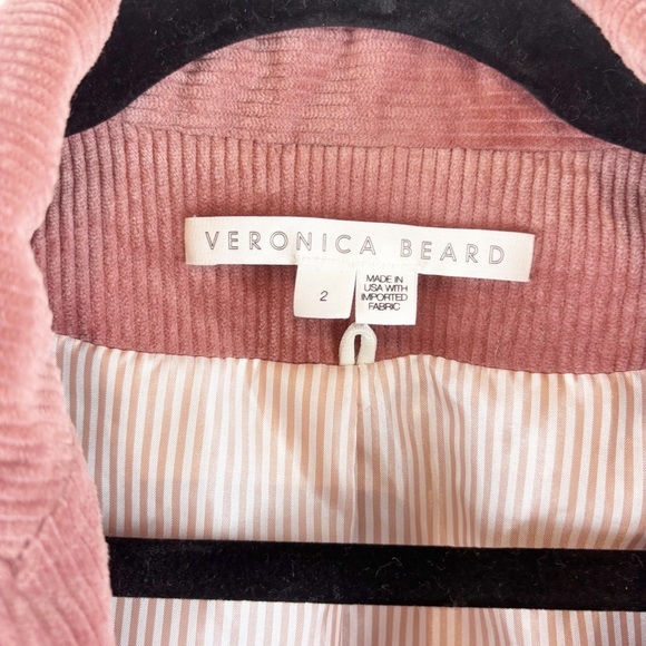 Veronica Beard Lawrence Corduroy Dickey Jacket Size 2 Pink Designer - Picture 4 of 7